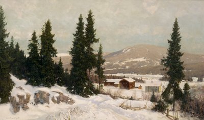 De Osterdalen (óleo sobre tela) de Nils Hansteen