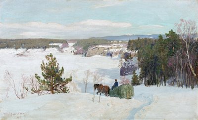 Paisagem de Inverno de Nils Hansteen