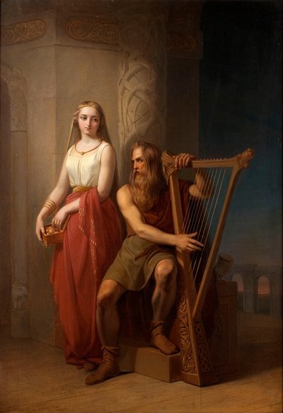 Idun e Bragi, 1846 de Nils Jakob Blommér