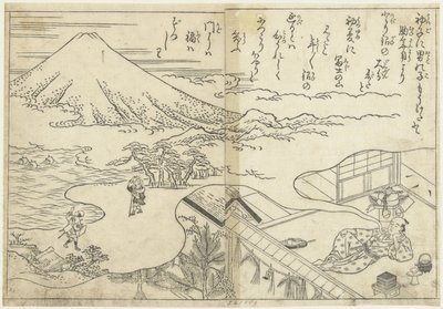 Sonhar com fuji de Nishikawa Sukenobu (attributed to)