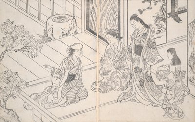 Uma Cena Doméstica de Nishikawa Sukenobu