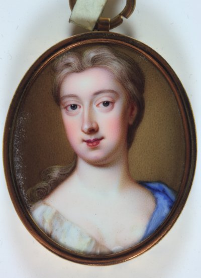 Lady Henrietta Cavendish Holles Harley (esmalte sobre ouro) de Noah or Seeman Abraham (fl.1751) (attr.to) Seaman