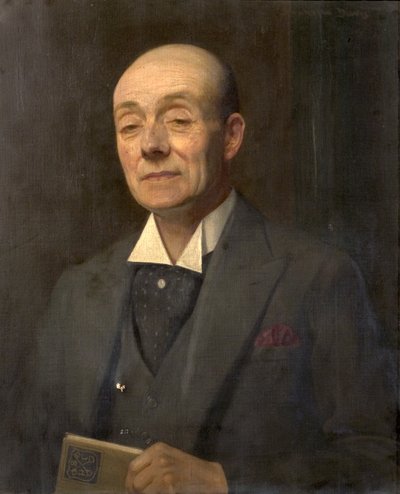 Edward P. Day, Mestre da Escola Pública Elementar de Bingham (óleo sobre tela) de Noel Denholm Davis