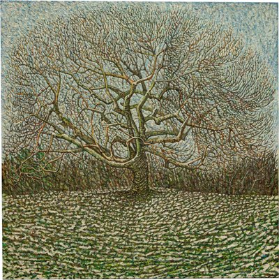Árvore do Último inverno, 2023 (óleo sobre linho) de Noel Paine