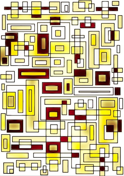 Formas douradas de Nomi Morina