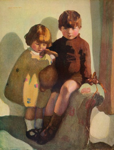 Ian e Rosemary, c1923 de Norah Neilson Gray