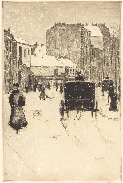 Boulevard Clichy na neve de Norbert Goeneutte