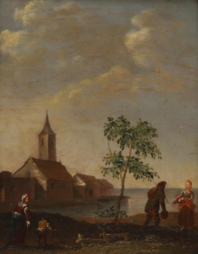 Cena da aldeia de Norbert Grund