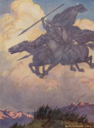 Os Grandes Irmãos Gêmeos (lito colorido) de Norman Ault