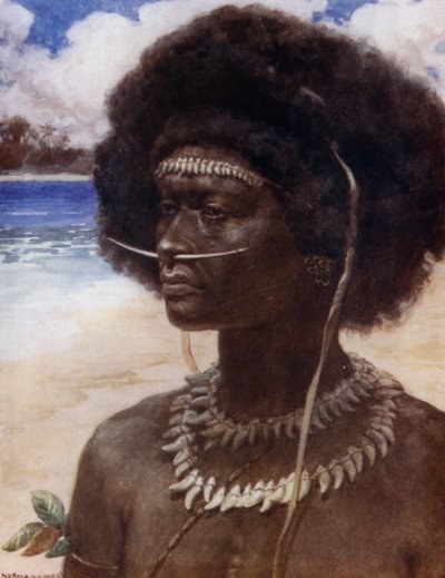 A New Guinea Dandy (cor litho) de Norman Hardy