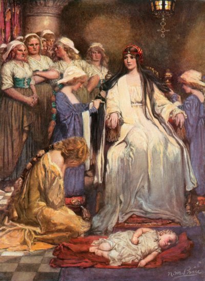 Tennyson, A Princesa (lito colorido) de Norman Mills (after) Price