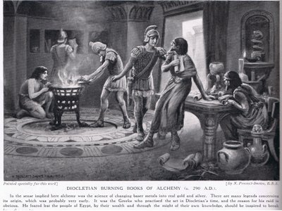 Diocletian queima livros da alquimia 290AD de Norman Prescott Davies