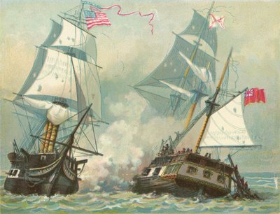 Luta entre a Constituição e Guerriere de North American