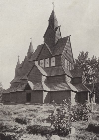 Igreja de madeira de Hitterdal de Norwegian Photographer