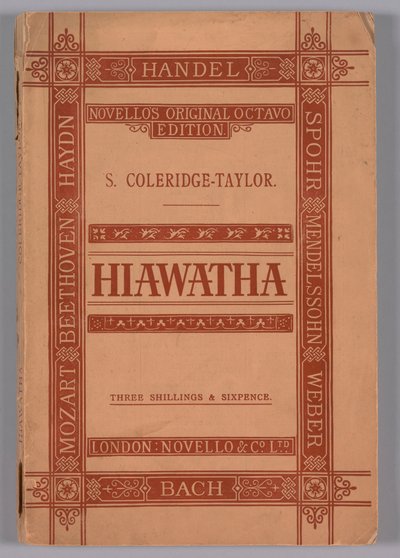 A Canção de Hiawatha Op.30, 1900. de Novello and Company
