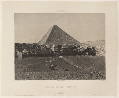 Ägypten. Pyramide von Cheops von Nöel-Marie-Paymal Lerebours