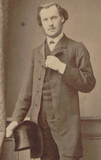 Retrato do compositor Charles Lenepveu 1840-1910, 1870. de Numa Blanc