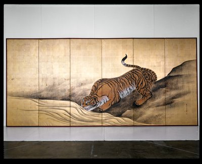 Tigres numa Paisagem de Obun Kunii