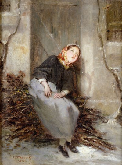 O Colector de Galhos, 1855 de Octave Tassaert