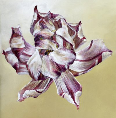 Tulipa, 2013 (acrílico sobre madeira) de Odile Kidd