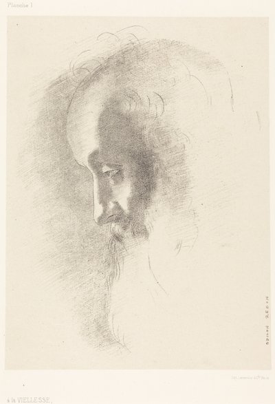 À velhice de Odilon Redon