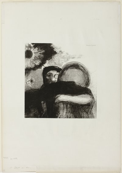 Um Malabarista Estranho, placa 5 de Homenagem a Goya de Odilon Redon