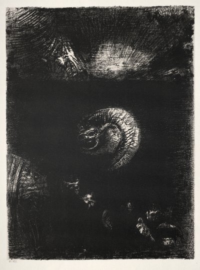 E surgem todos os tipos de criaturas assustadoras de Odilon Redon