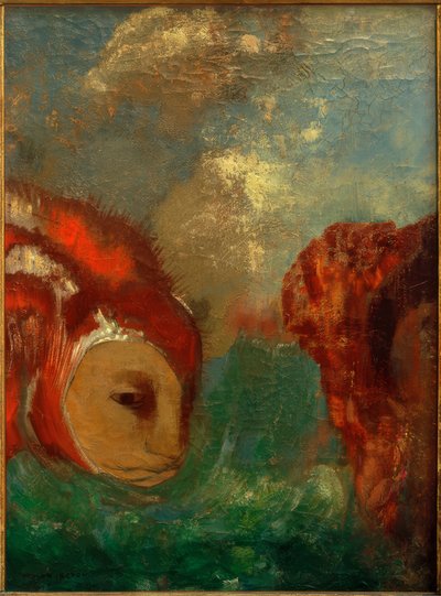 Angelika e o dragão de Odilon Redon