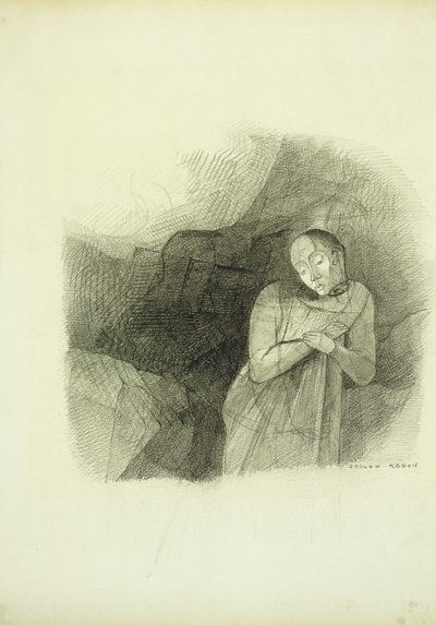 Aparição, 1870-75 de Odilon Redon