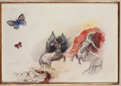 Batalha dos Centauros de Odilon Redon