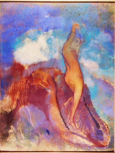 Nascimento de Vénus (guache) de Odilon Redon