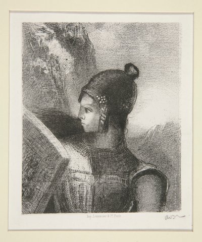 Br?nnhilde, frontispício de La Revue Wagnerienne de Odilon Redon