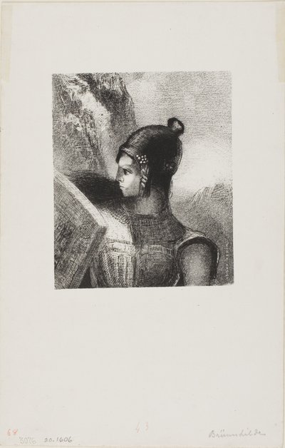 Brunnhilde de Odilon Redon