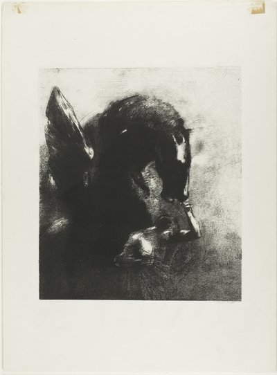 Pégaso cativo de Odilon Redon