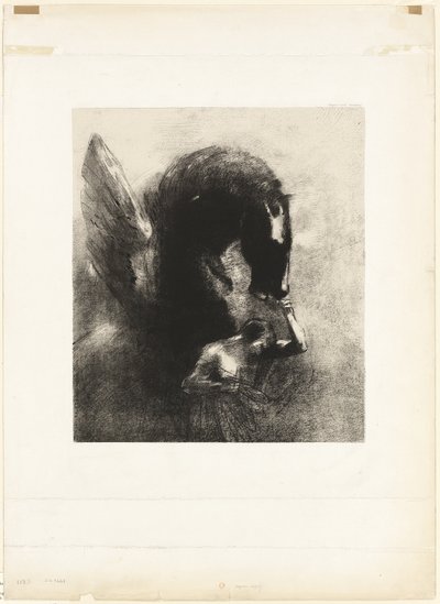 Pégaso cativo de Odilon Redon