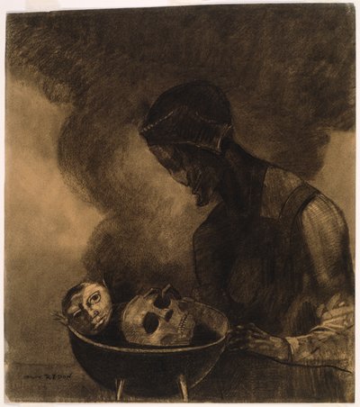 Caldeirão da Feiticeira de Odilon Redon