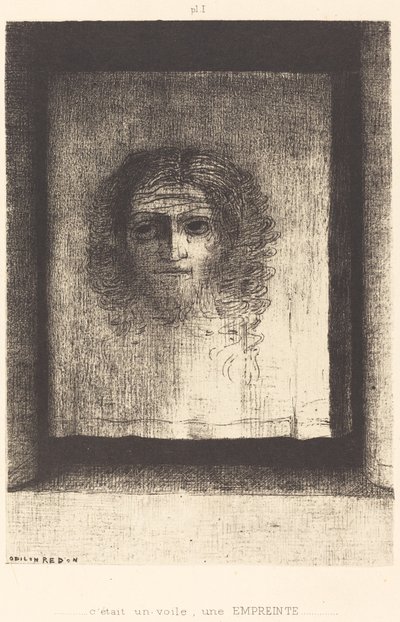 Era um véu, uma impressão (Era um véu, uma impressão) de Odilon Redon