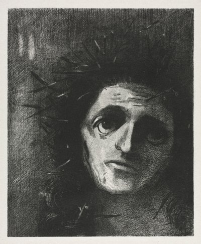 Cristo, 1887. de Odilon Redon
