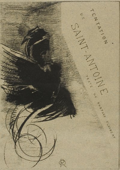 Capa-Frontispício da Tentação de Santo António de Odilon Redon