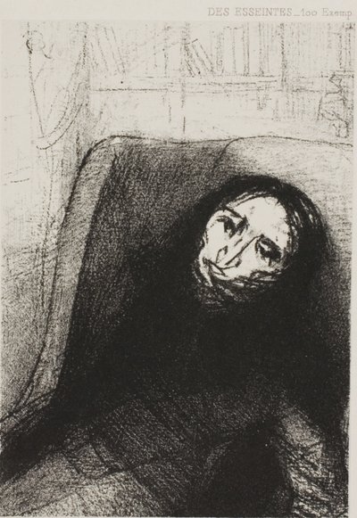 Des Esseintes, Frontispício para A Rebours de J.K. Huysmans de Odilon Redon