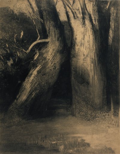 Duas árvores de Odilon Redon