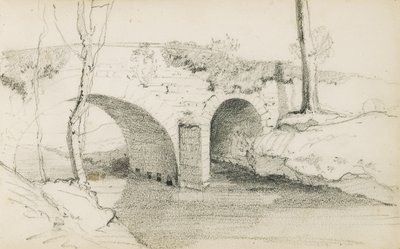 Desenho de um álbum intitulado "The Basque Country", 1862-63 de Odilon Redon