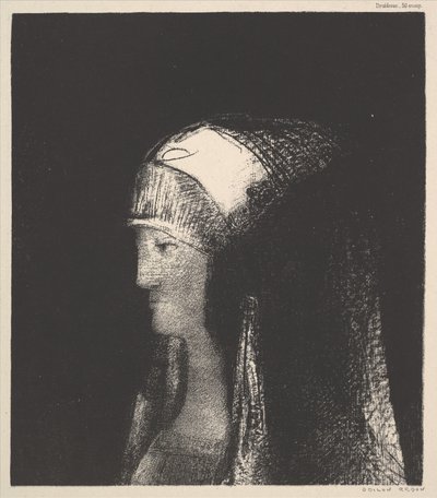 Druidess, 1891. de Odilon Redon