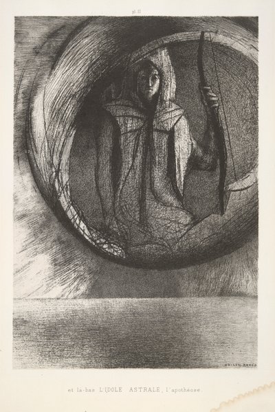 Et l?-bas l de Odilon Redon