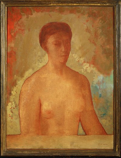 Eva (pintura sobre tela) de Odilon Redon
