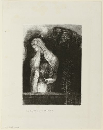 Santa e Cardo Feminino de Odilon Redon