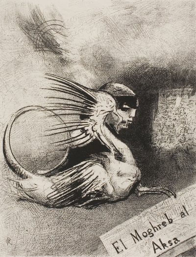 Frontispício para El Moghreb al Aksa por Edmond Picard de Odilon Redon