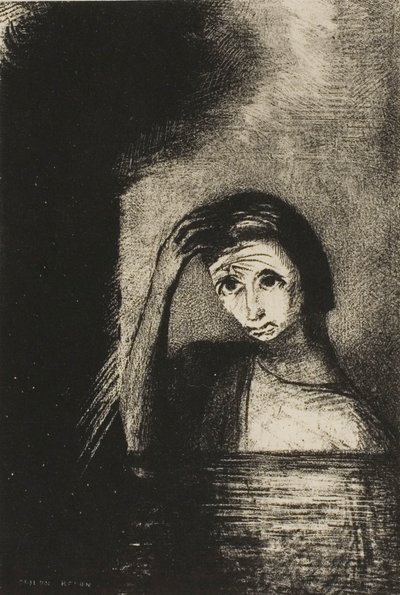 Frontispício da obra Les Debacles de Emile Verhaeren de Odilon Redon