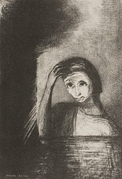 Frontispício da obra Les Debacles de Emile Verhaeren de Odilon Redon