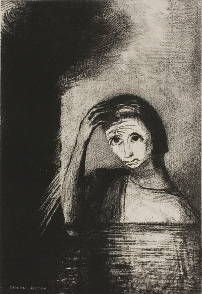 Frontispício da obra Les Debacles de Emile Verhaeren de Odilon Redon